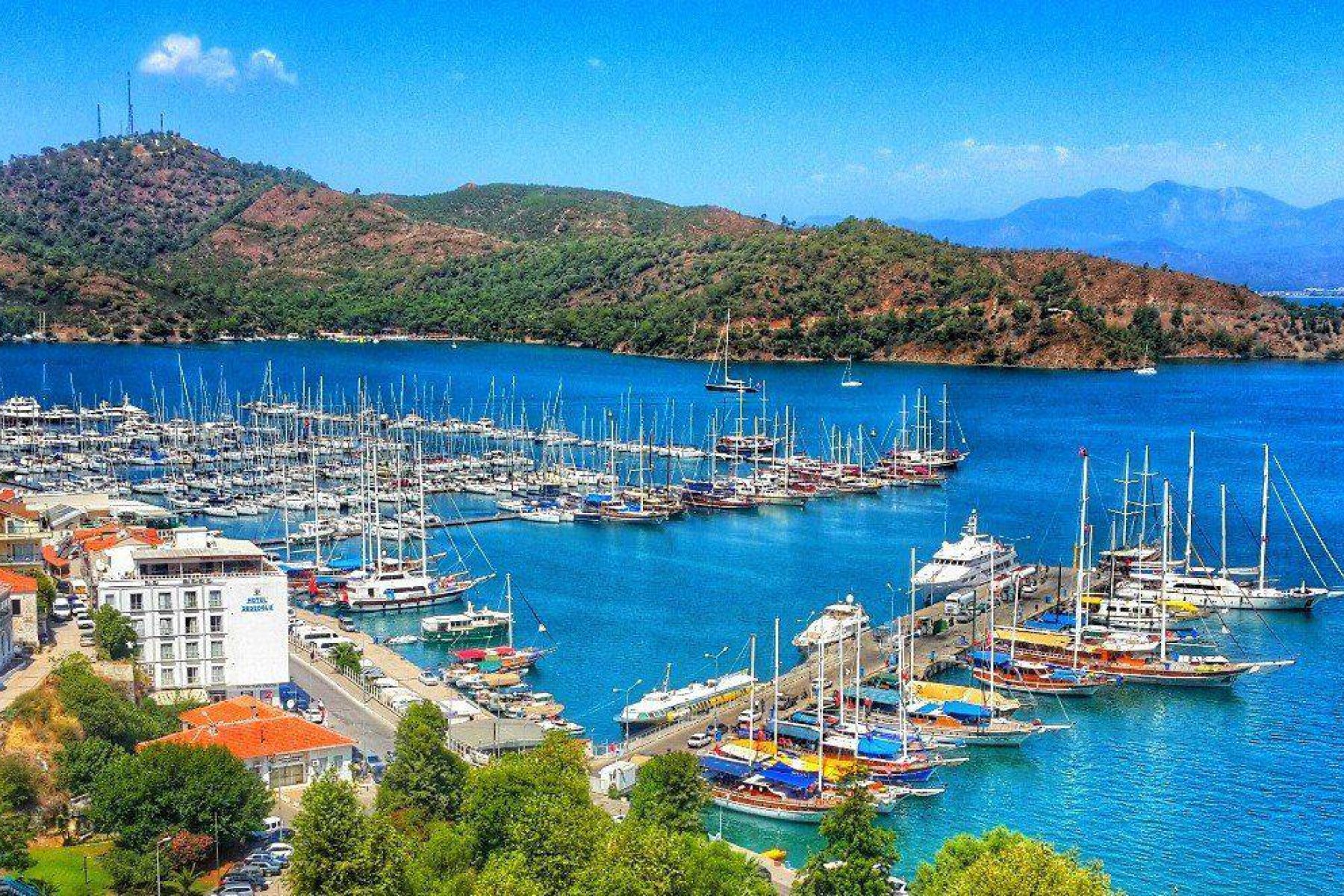 Marmaris - Fethiye Gulet Cruise Route