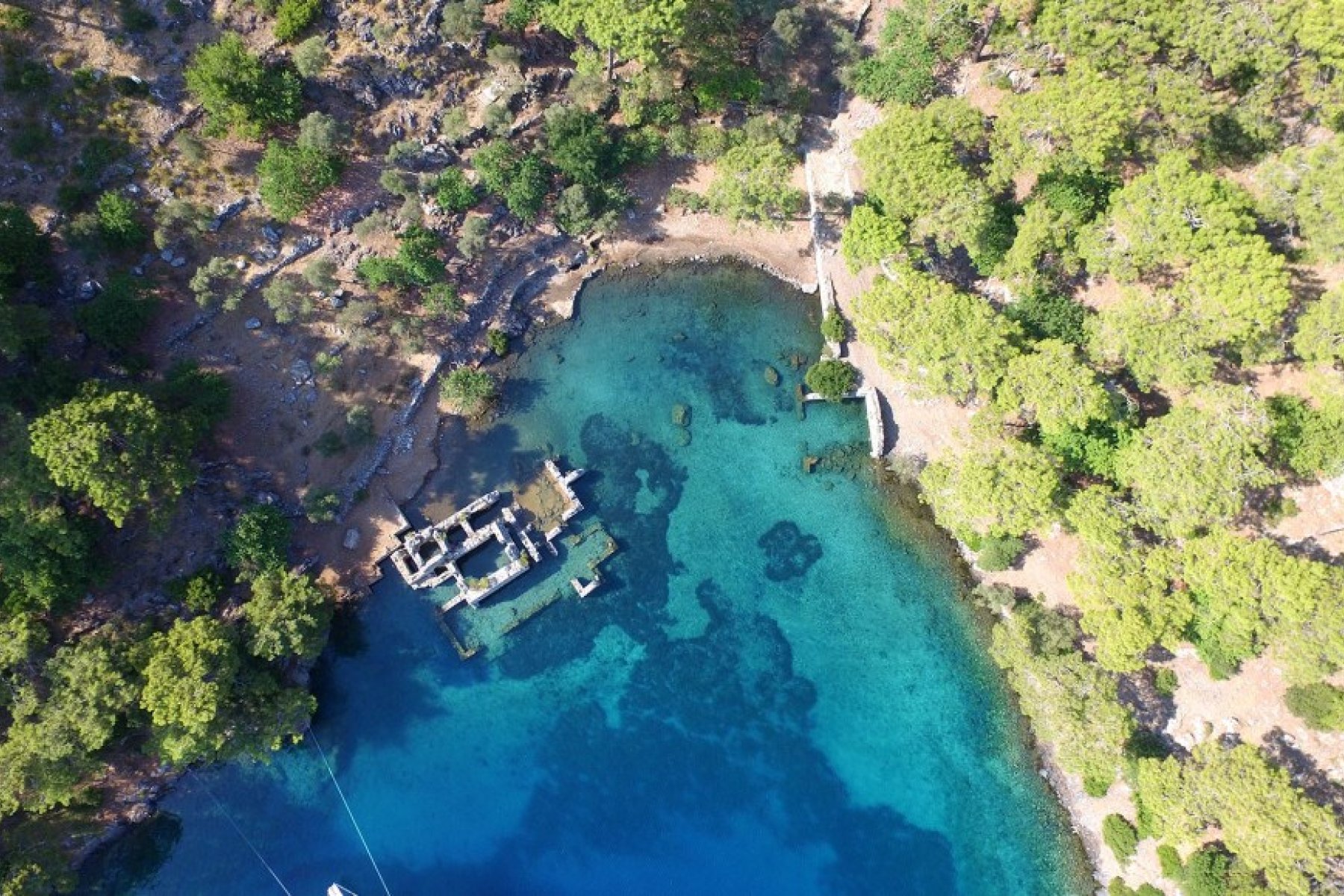 Marmaris - Fethiye Gulet Cruise Route