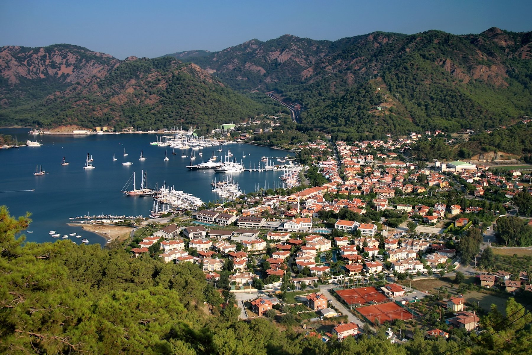 Marmaris - Fethiye Gulet Cruise Route