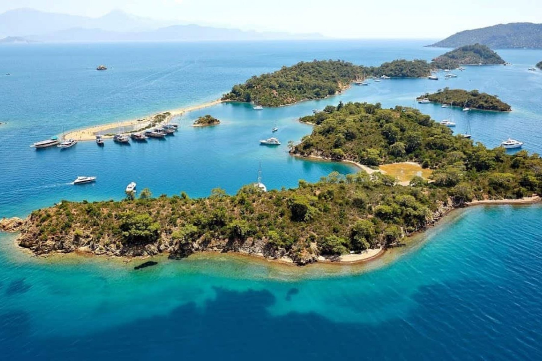 Marmaris - Fethiye Gulet Cruise Route