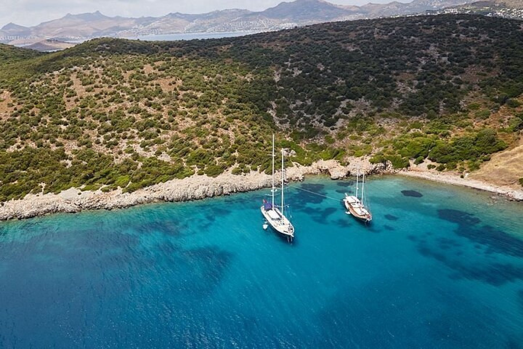 Bodrum - Marmaris Gulet Cruise Route