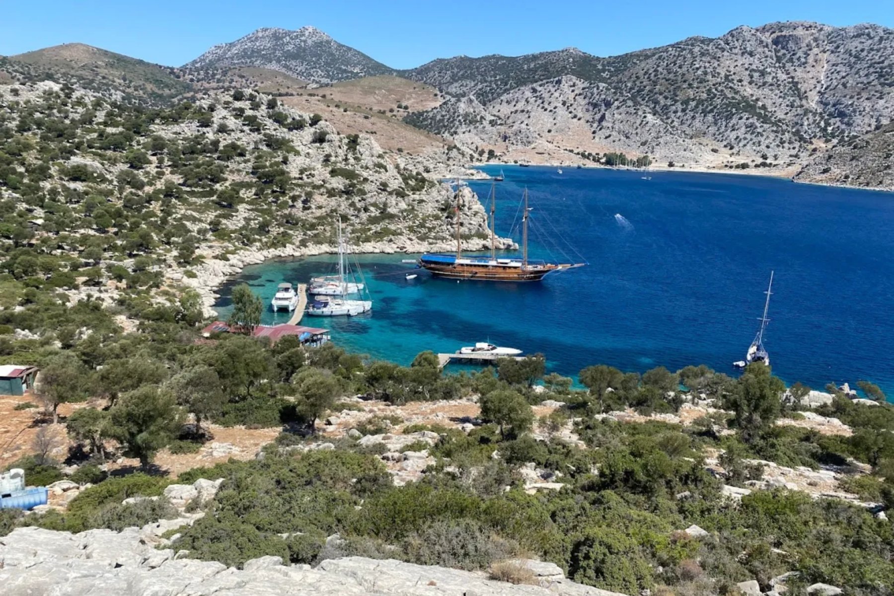 Bodrum - Marmaris Gulet Cruise Route