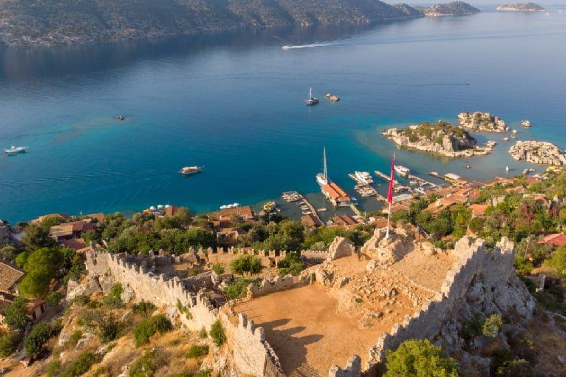 Olympos - Fethiye Gulet Cruise Route