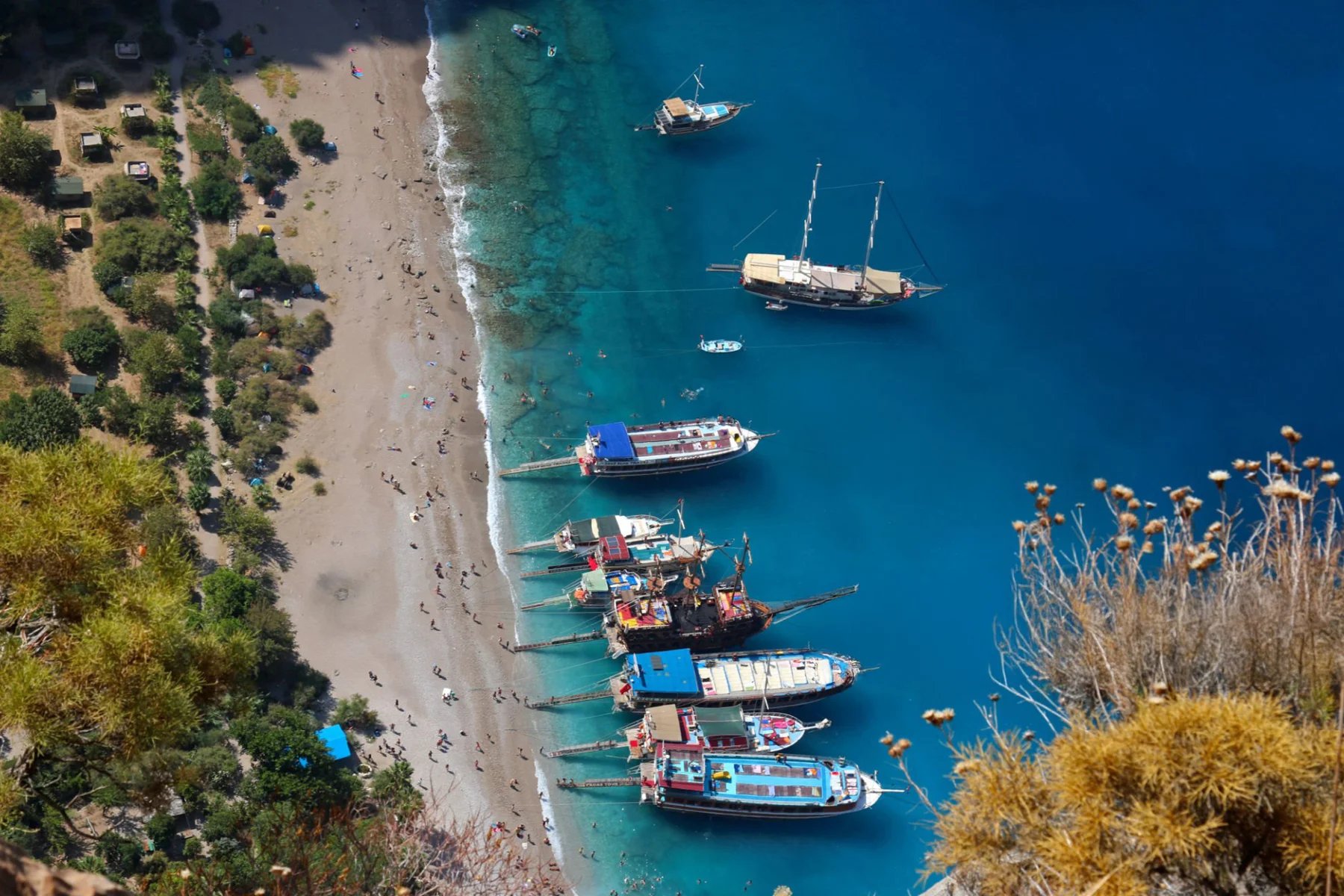 Fethiye - Bodrum Gulet Cruise Route