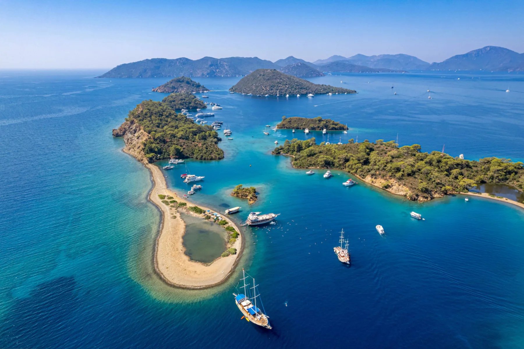 Fethiye - Bodrum Gulet Cruise Route