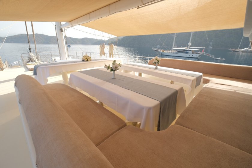 KAYHAN 11 | 20 KİŞİLİK KALABALIK GRUPLARA UYGUN LÜKS GULET | Okeanosyatcilik