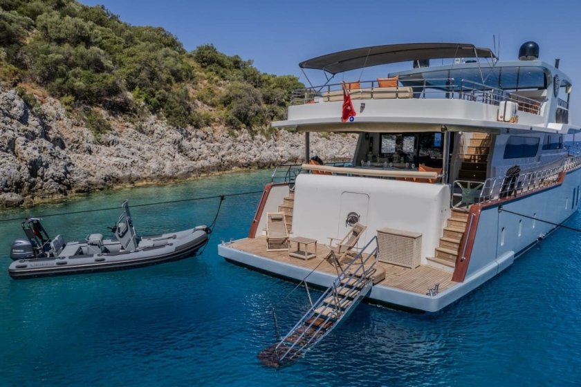 SIMAY F TRAWLER | FETHIYE DELUXE 8 PERSON TRAWLER CHARTER | Okeanosyatcilik