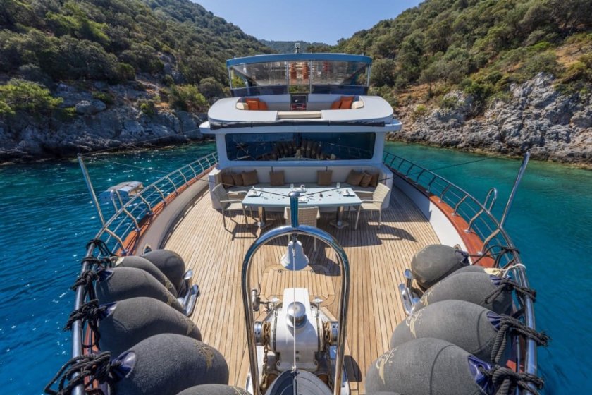 SIMAY F TRAWLER | FETHIYE DELUXE 8 PERSON TRAWLER CHARTER | Okeanosyatcilik