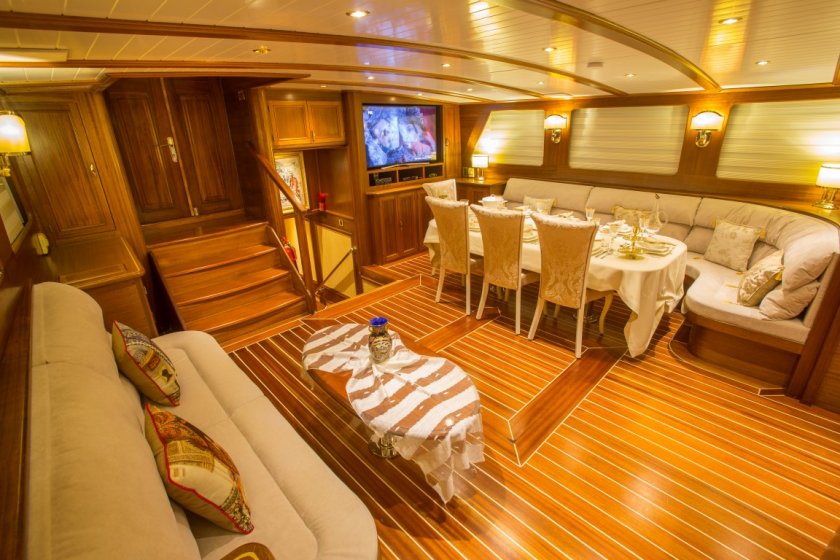 ECE BERRAK | 10 KİŞİLİK 5 KAMARA KLİMALI ULTRA LÜKS GULET EGE TEKNE TURU | Okeanosyatcilik