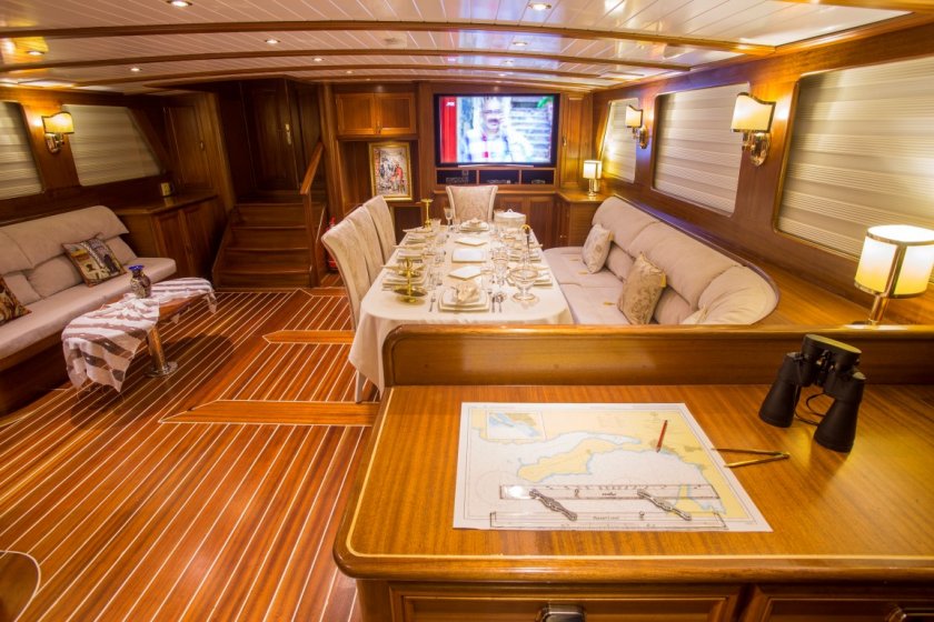 ECE BERRAK | 10 KİŞİLİK 5 KAMARA KLİMALI ULTRA LÜKS GULET EGE TEKNE TURU | Okeanosyatcilik