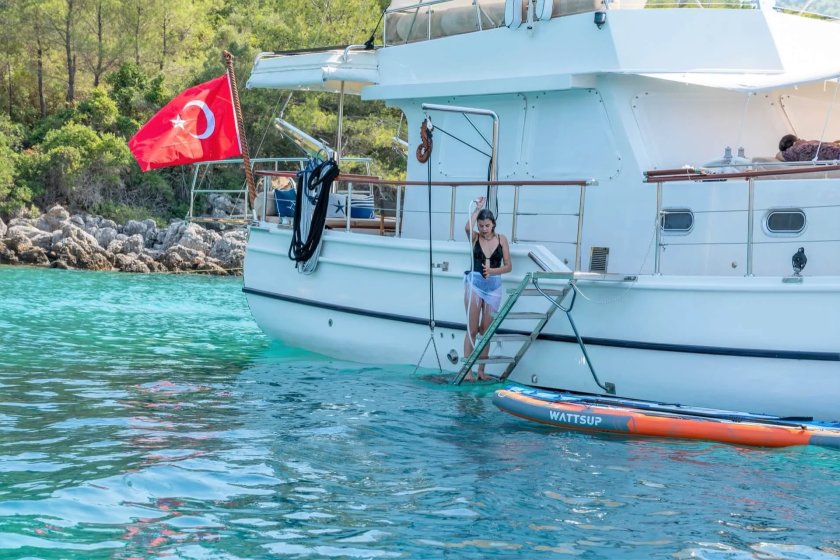 BERNİS | FETHİYE VE GÖCEK KİRALIK MODERN TEKNE