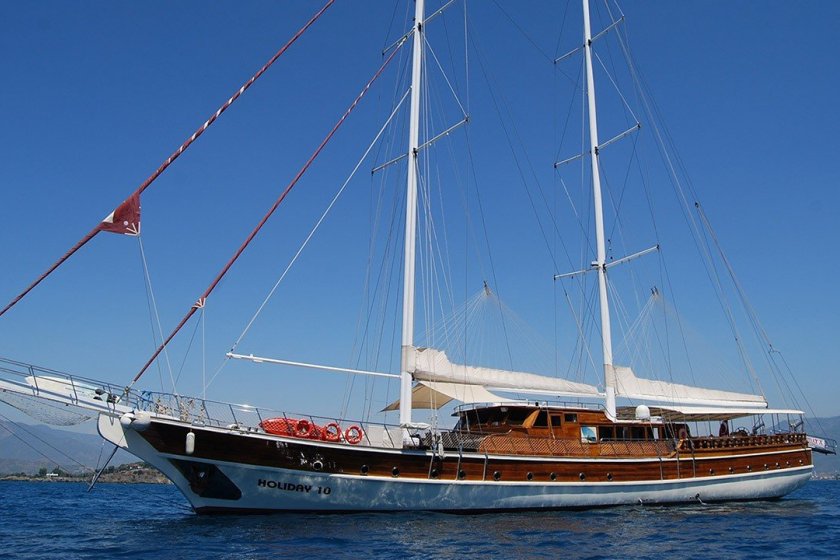 HOLİDAY 10 | FETHİYE 22 KİŞİLİK LÜKS MAVİ YOLCULUK GULETİ | Okeanosyatcilik