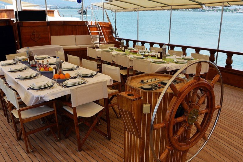 HOLİDAY 10 | FETHİYE 22 KİŞİLİK LÜKS MAVİ YOLCULUK GULETİ | Okeanosyatcilik