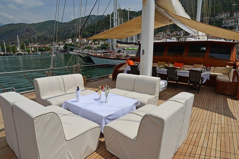 HOLİDAY 10 | FETHİYE 22 KİŞİLİK LÜKS MAVİ YOLCULUK GULETİ | Okeanosyatcilik