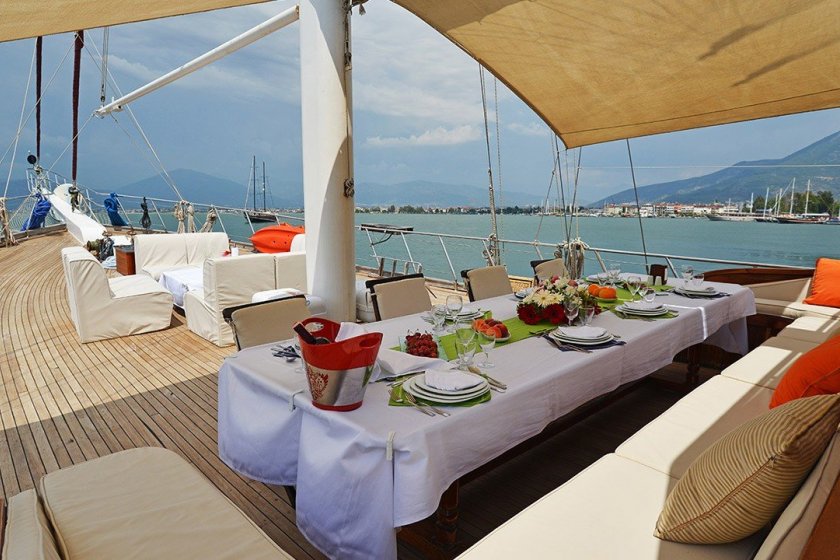 HOLİDAY 10 | FETHİYE 22 KİŞİLİK LÜKS MAVİ YOLCULUK GULETİ | Okeanosyatcilik