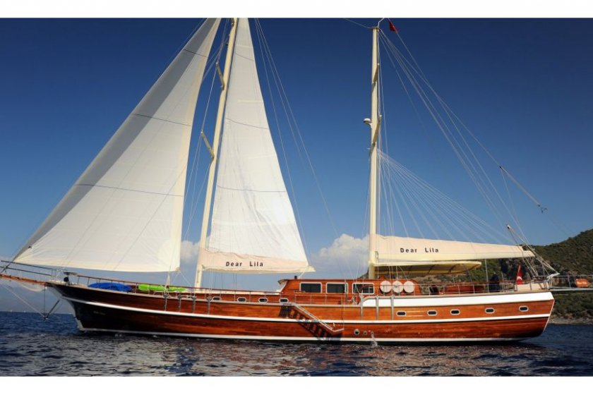 DEAR LİLA | 12 KİŞİLİK 6 KAMARALI LÜKS MAVİ TUR GULETİ | Okeanosyatcilik