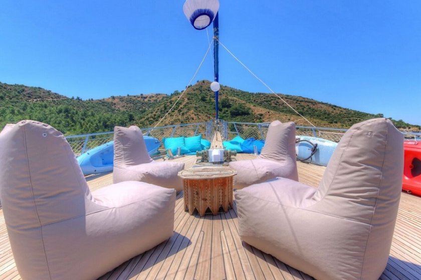 ALEYNA 3 | 12 KİŞİLİK KONFORLU MAVİ YOLCULUK GULETİ | Okeanosyatcilik