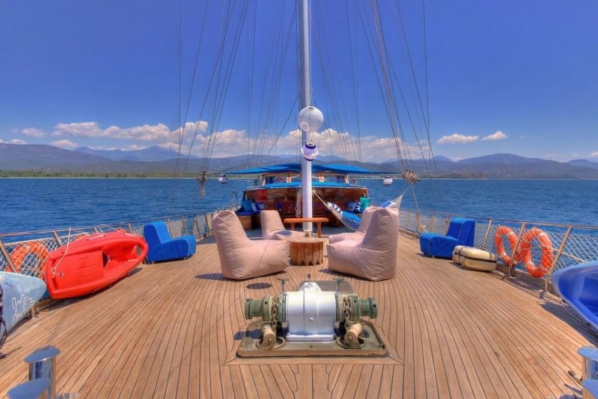 ALEYNA 3 | 12 KİŞİLİK KONFORLU MAVİ YOLCULUK GULETİ | Okeanosyatcilik