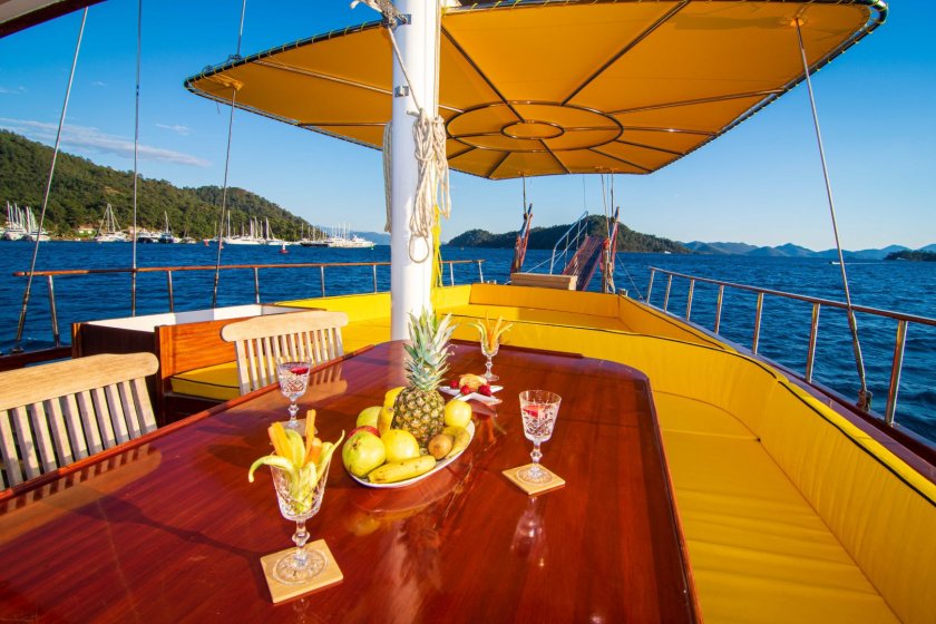 HÜLYAM 1 | 10 KİŞİLİK GÖCEK KOYLARI TEKNE KİRALAMA | Okeanosyatcilik