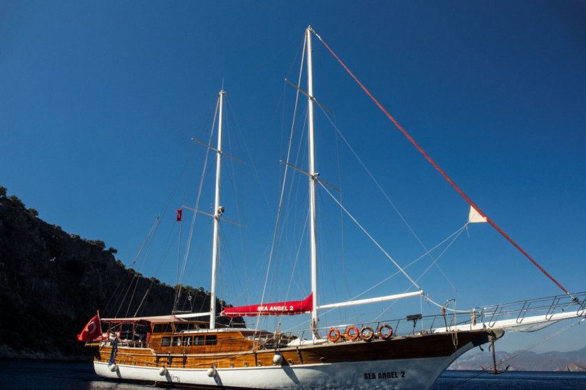 SEA ANGEL 2 | 16 KİŞİLİK KALABALIK GRUPLAR İÇİN FETHİYE MAVİ TUR GULETİ | Okeanosyatcilik