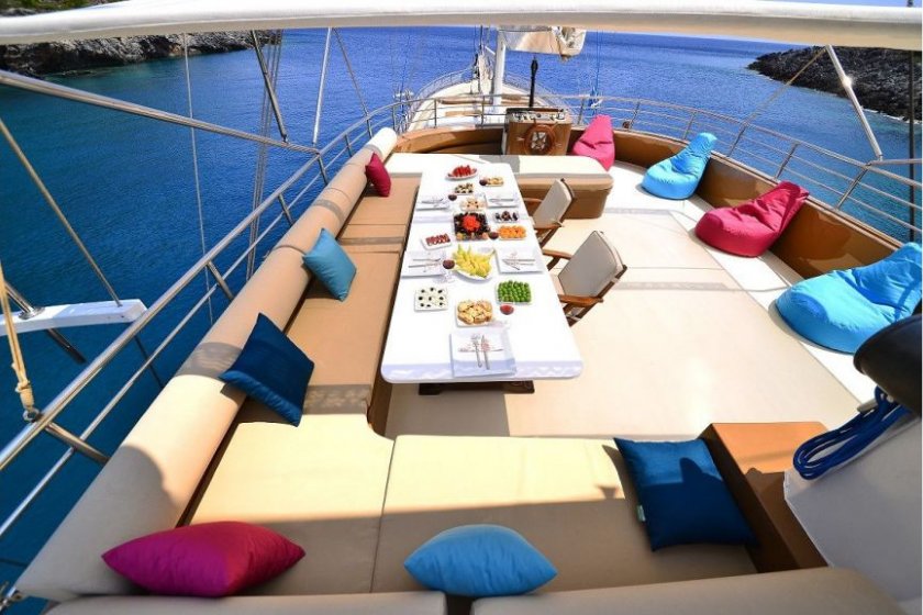 LUCE DEL MARE | FETHİYE 10 KİŞİLİK ULTRA LÜKS MAVİ YOLCULUK GULETİ | Okeanosyatcilik