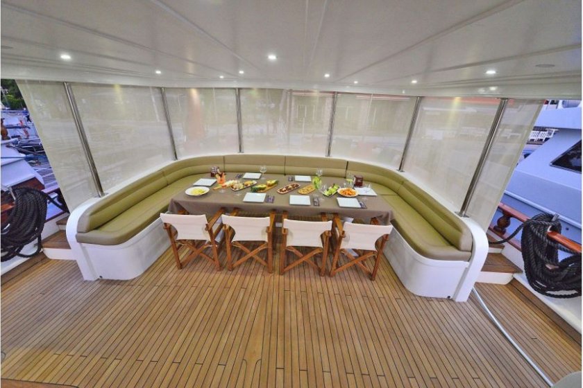 LUCE DEL MARE | FETHİYE 10 KİŞİLİK ULTRA LÜKS MAVİ YOLCULUK GULETİ | Okeanosyatcilik