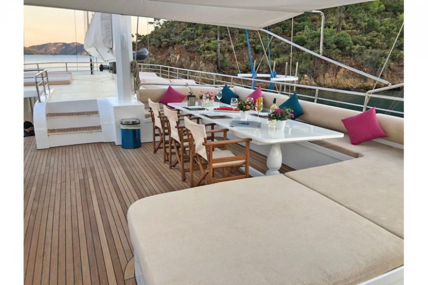 LUCE DEL MARE | FETHİYE 10 KİŞİLİK ULTRA LÜKS MAVİ YOLCULUK GULETİ | Okeanosyatcilik