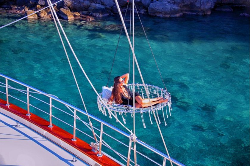 PERDUE | 6 KİŞİLİK LÜKS MAVİ TUR GULET | Okeanosyatcilik