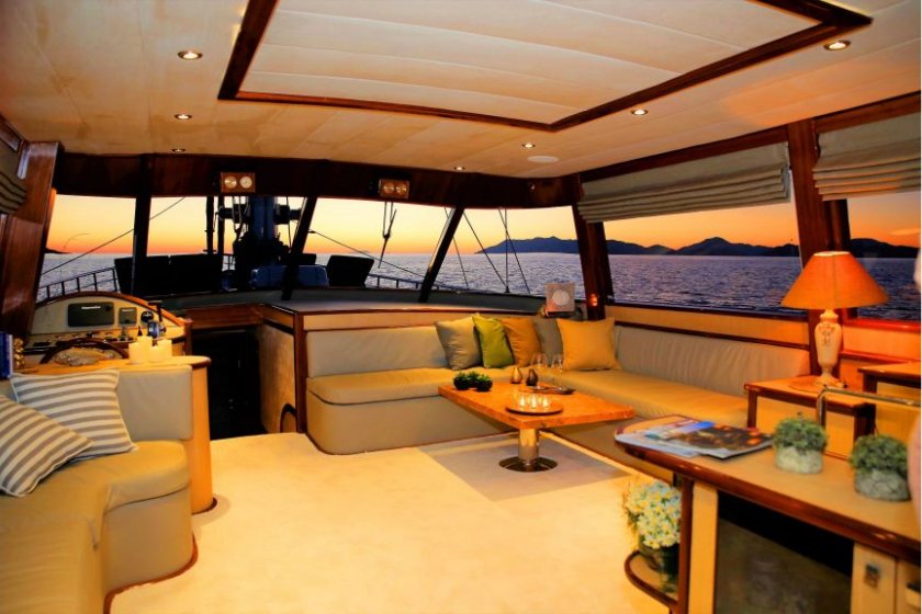 PERDUE | 6 KİŞİLİK LÜKS MAVİ TUR GULET | Okeanosyatcilik