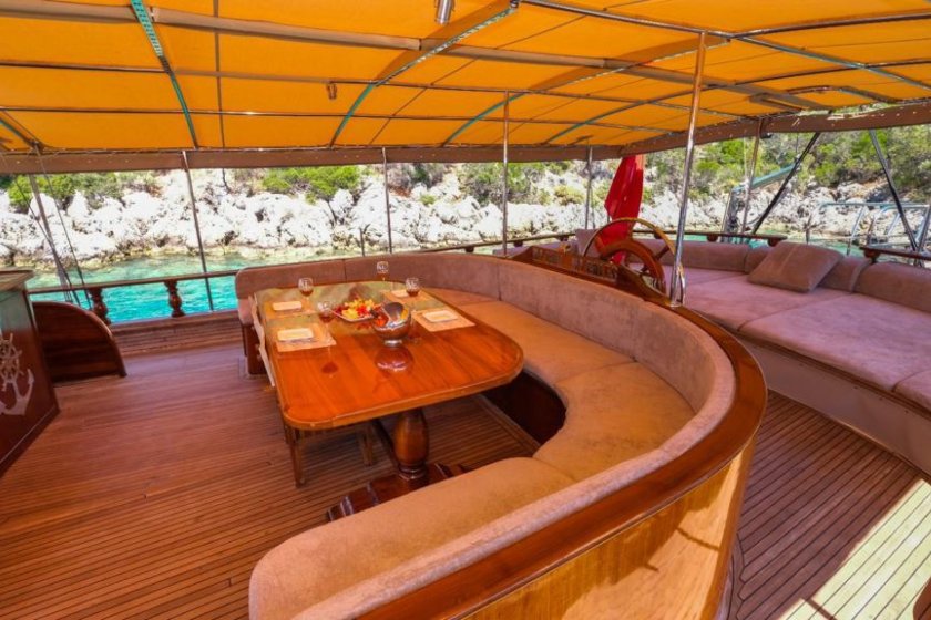 GRANDE PEDRA | 12 KİŞİLİK LÜKS FETHİYE MAVİ YOLCULUK GULETİ | Okeanosyatcilik