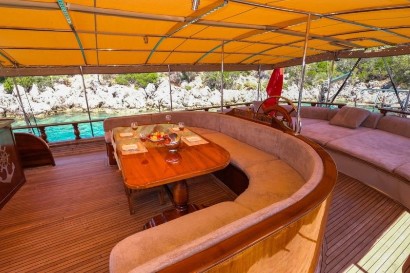 GRANDE PEDRA | 12 KİŞİLİK LÜKS FETHİYE MAVİ YOLCULUK GULETİ | Okeanosyatcilik