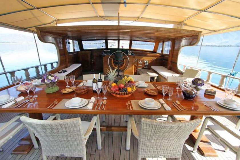 PRENSES SELİN | 18 KİŞİLİK BÜYÜK GRUPLAR İÇİN MAVİ TUR GULET | Okeanosyatcilik