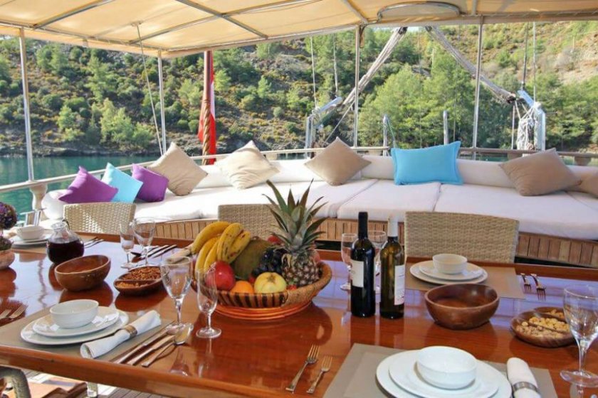 PRENSES SELİN | 18 KİŞİLİK BÜYÜK GRUPLAR İÇİN MAVİ TUR GULET | Okeanosyatcilik