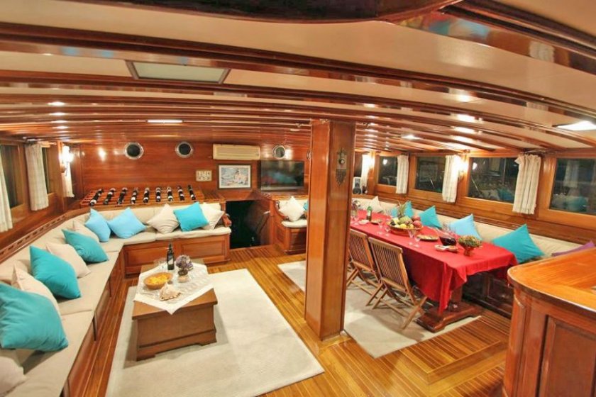 PRENSES SELİN | 18 KİŞİLİK BÜYÜK GRUPLAR İÇİN MAVİ TUR GULET | Okeanosyatcilik