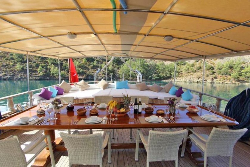 PRENSES SELİN | 18 KİŞİLİK BÜYÜK GRUPLAR İÇİN MAVİ TUR GULET | Okeanosyatcilik