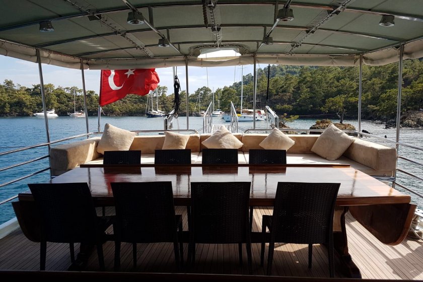 SELİM KAPTAN | 14 KİŞİLİK FETHİYE TEKNE TURU İÇİN GULET | Okeanosyatcilik