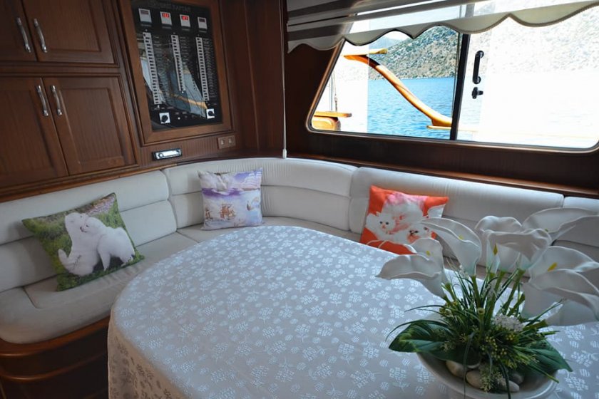 GAZİ KAPTAN | 14 KİŞİLİK KLİMALI GULET İLE HİSARÖNÜ MAVİ YOLCULUK TURLARI | Okeanosyatcilik