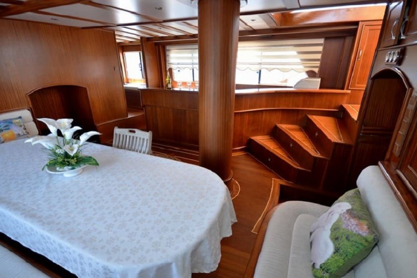 GAZİ KAPTAN | 14 KİŞİLİK KLİMALI GULET İLE HİSARÖNÜ MAVİ YOLCULUK TURLARI | Okeanosyatcilik