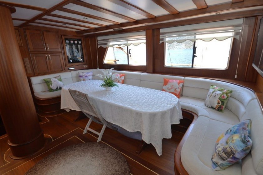 GAZİ KAPTAN | 14 KİŞİLİK KLİMALI GULET İLE HİSARÖNÜ MAVİ YOLCULUK TURLARI | Okeanosyatcilik