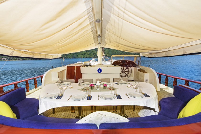 PERLA DEL MAR 2 | MAVİ YOLCULUK 12 KİŞİLİK MARMARİS TEKNE TURU | Okeanosyatcilik