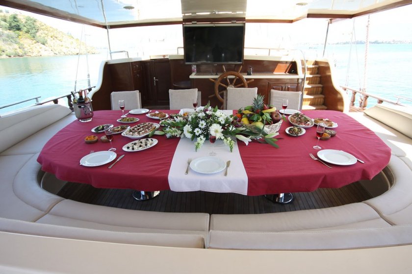 DİAMOND LİLA | 12 KİŞİLİK LÜKS GULET İLE FETHİYE MAVİ TUR | Okeanosyatcilik