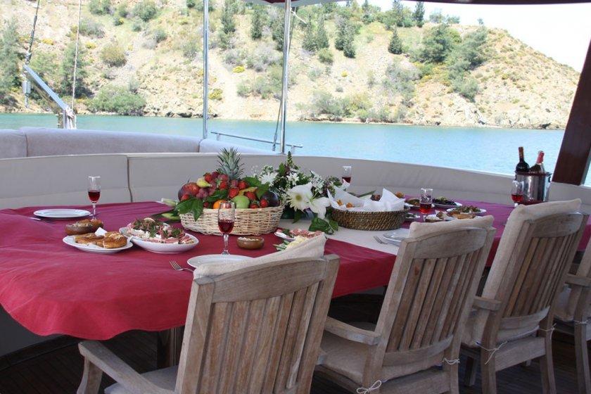 DİAMOND LİLA | 12 KİŞİLİK LÜKS GULET İLE FETHİYE MAVİ TUR | Okeanosyatcilik