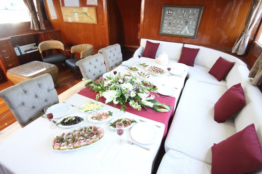 DİAMOND LİLA | 12 KİŞİLİK LÜKS GULET İLE FETHİYE MAVİ TUR | Okeanosyatcilik