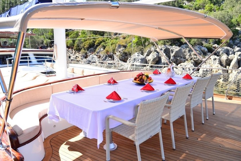 QUEEN LİLA | 12 KİŞİLİK LÜKS GULET İLE FETHİYE MAVİ YOLCULUK | Okeanosyatcilik