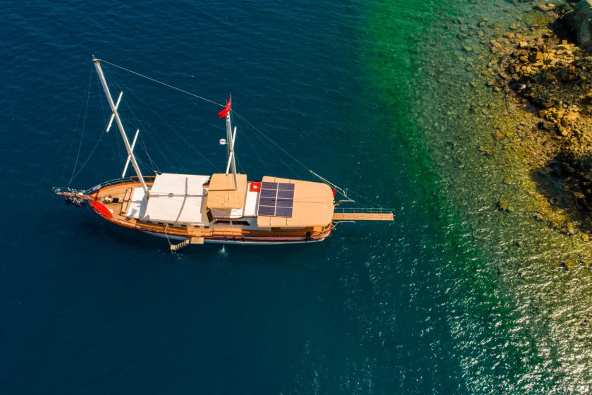 AFİLLİ | FETHİYE 10 KİŞİLİK LÜKS MAVİ TUR GULETİ | Okeanosyatcilik