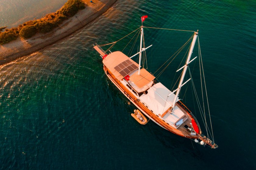 AFİLLİ | FETHİYE 10 KİŞİLİK LÜKS MAVİ TUR GULETİ | Okeanosyatcilik