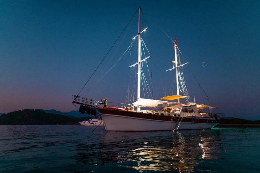 AFİLLİ | FETHİYE 10 KİŞİLİK LÜKS MAVİ TUR GULETİ | Okeanosyatcilik