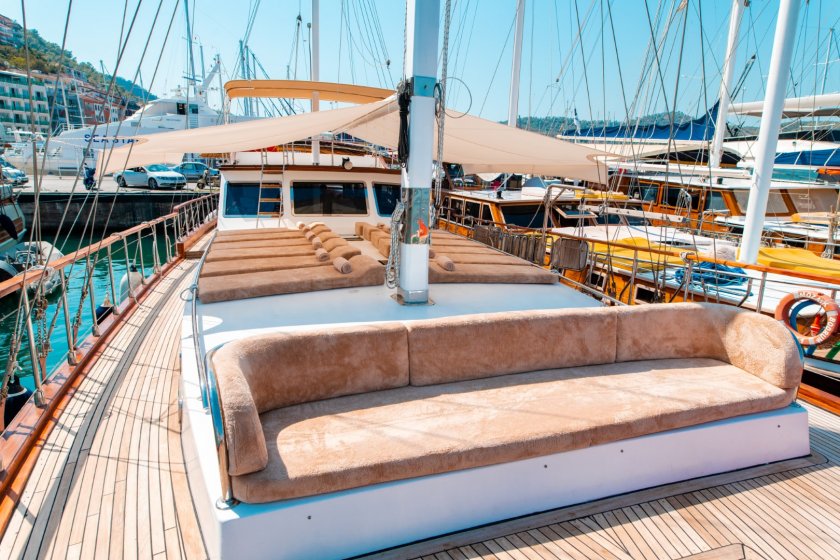 AFİLLİ | FETHİYE 10 KİŞİLİK LÜKS MAVİ TUR GULETİ | Okeanosyatcilik