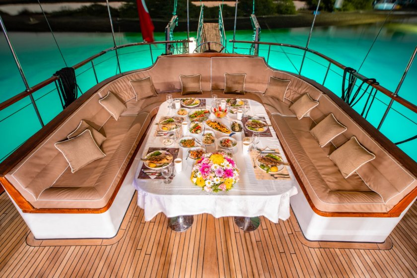 AFİLLİ | FETHİYE 10 KİŞİLİK LÜKS MAVİ TUR GULETİ | Okeanosyatcilik