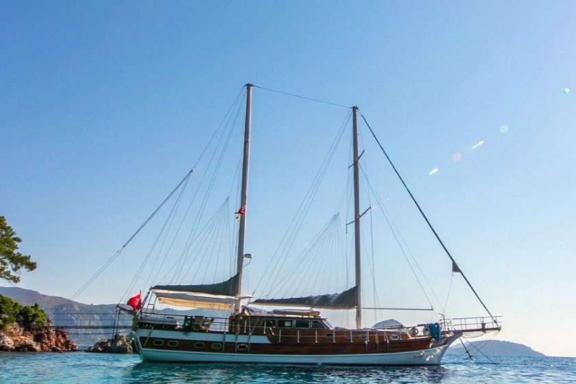 SANTA MARİA | MARMARİS SELİMİYE MAVİ YOLCULUK 10 KİŞİLİK TEKNE | Okeanosyatcilik